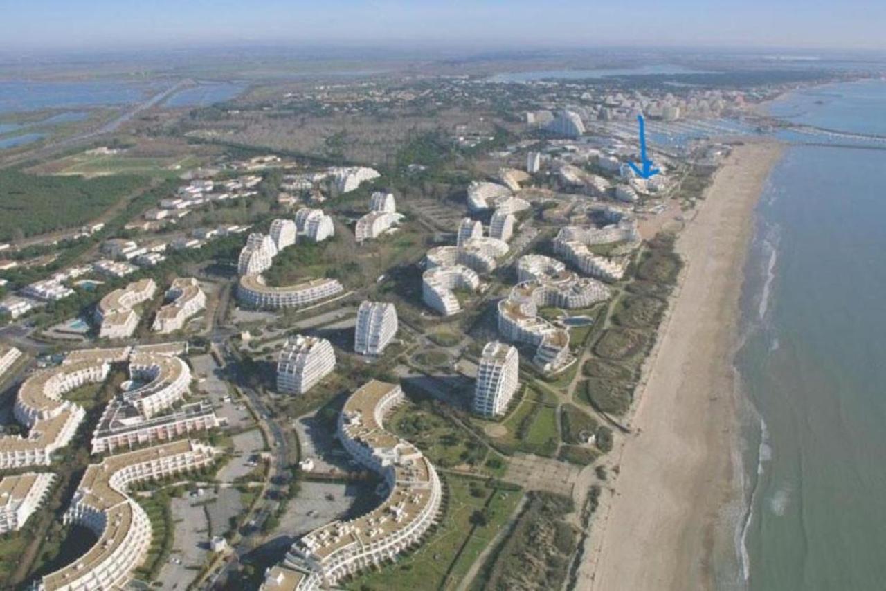 Ancre Bleue***, 1Ere Ligne Plage, Piscine, Clim. 拉格朗德默特 外观 照片